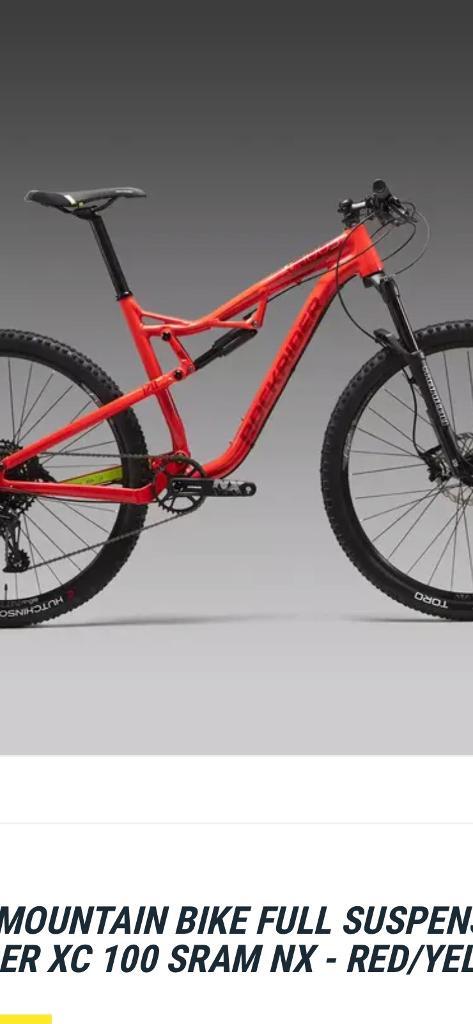 RRP £1400 29” MOUNTAIN BIKE FULL SUSPENSION ROCKRIDER XC 100 SRAM NX | in  Didsbury, Manchester | Gumtree